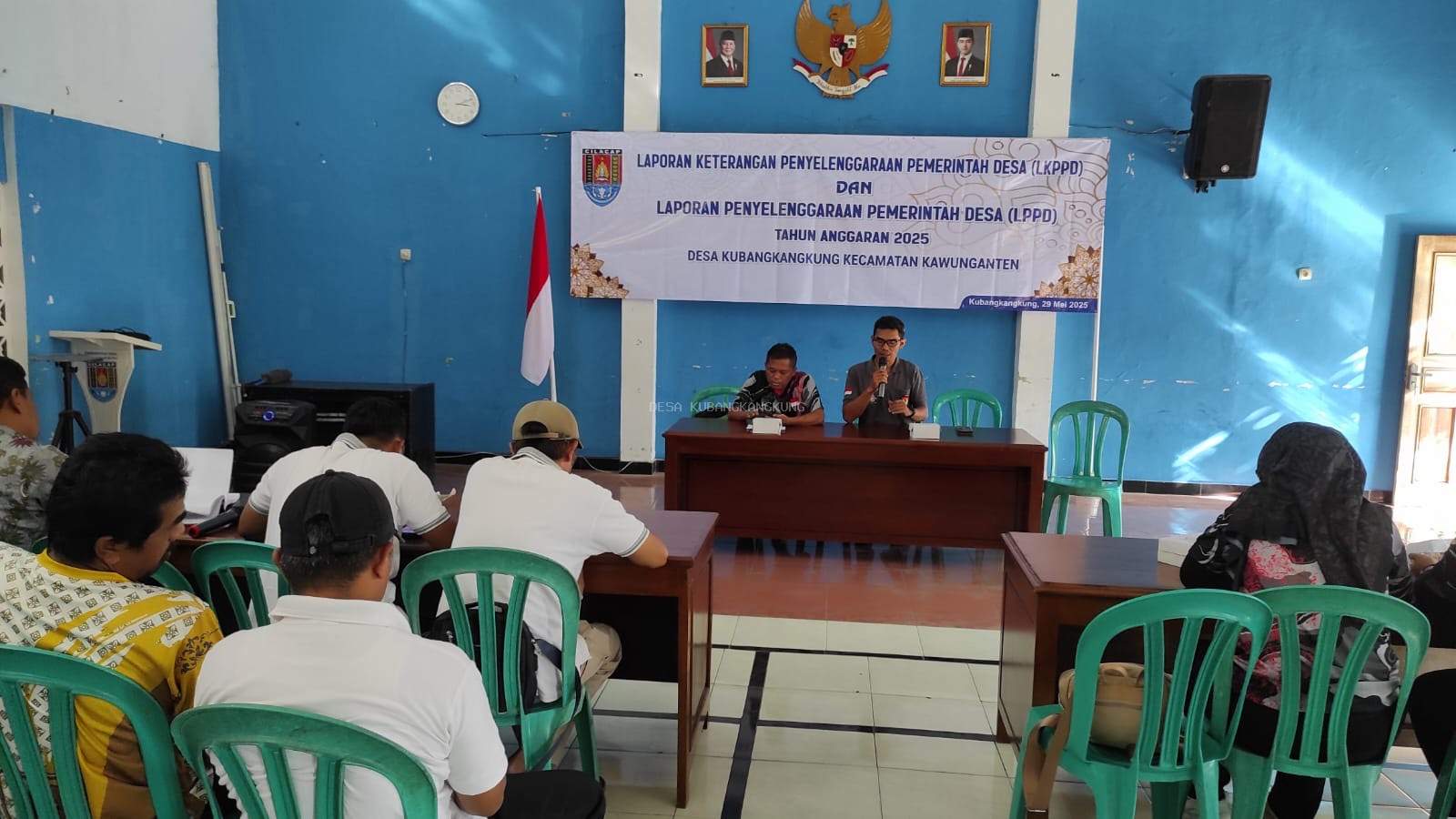 Laporan Keterangan Penyelenggara Pemerintahan Desa ( LKPPD) dan Laporan Penyelenggaraan Pemerintah Desa ( LPPD ) TAHUN ANGGARAN 2025